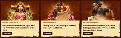 Scarabet casino en ligne bonus