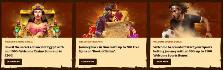 Scarabet casino en ligne bonus
