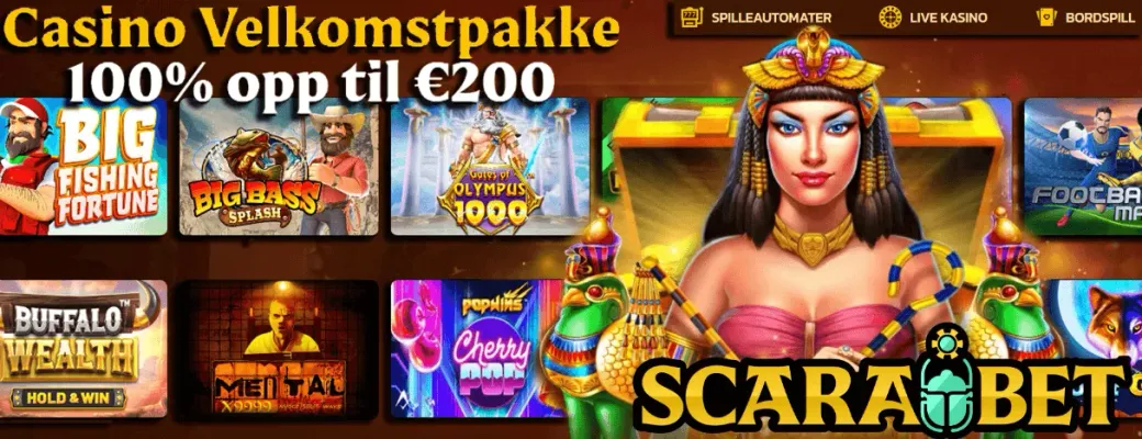 Scarabet casino sur mobile